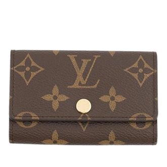 Louis Vuitton Pre-owned Monogram Canvas Key Holder - unisex - Pre-owned - Bruin - Maat: ONE Size
