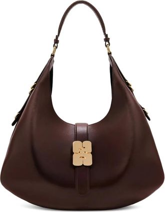 Ganni Borsa tote Kat grande - Marrone
