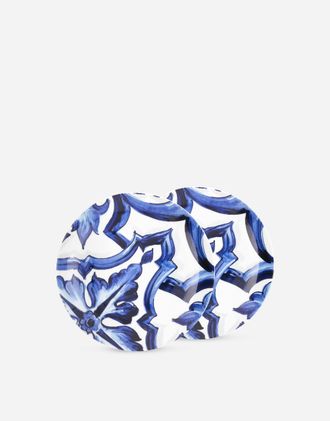 Dolce & Gabbana Set 2 Porcelain Bread Plates - Bread Plates Multicolor Onesize