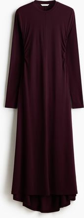 H&M Jerseykleid mit Raffungen - Red