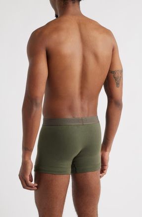 Tom Ford Cotton Stretch Jersey Boxer Briefs in Military Green at Nordstrom, Size X-Large