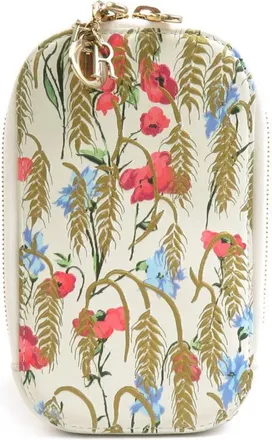 Dior Ivory Multi-Color Leather Pouch (Pre-Owned)