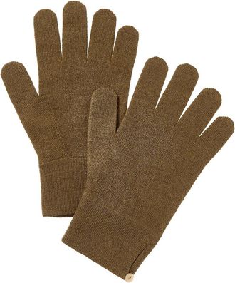 Brodie Button Cuff Cashmere Gloves