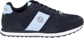 Philipp Plein Schoenen, unisex, Blauw, 42 EU, Runner Hexagon