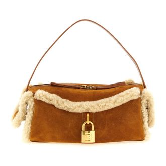 Balmain Small Pulse Shoulder Bag - female - Balmain - Shoulder Bags - Brown - ONE SIZE - Bags