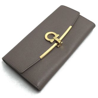 Ferragamo Leather Coin Purse/Coin Case (Pre-Owned)