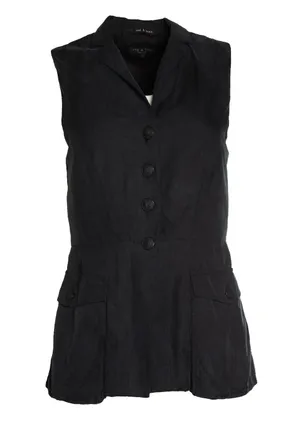 Rag & Bone Lange vest in blauw