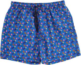 Drumohr Sailboat Print Quick-Dry Swim Shorts