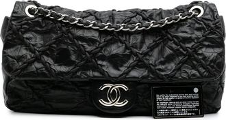 Chanel Hobo Bags - 2011 Jumbo Quilted Calfskin Ultra Stitch Flap - Gr. unisize - in Schwarz - für Damen