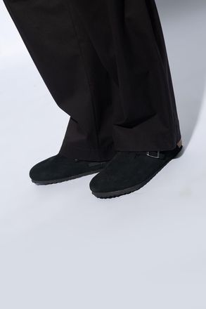 Birkenstock Boston BS Slides, Mens, Black