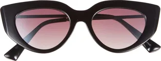 Vince Camuto 47mm Gradient Cat Eye Sunglasses in Black at Nordstrom Rack