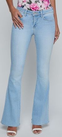 L'agence Taney Sneaker Flare Jeans in Normandie at Nordstrom, Size 29