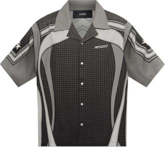 Amiri Shirt met korte mouwen - Heren - Korte mouwen Overhemden - Grijs - XL - Overhemden