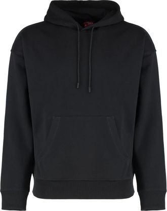 Diesel S-Rob Hood R1 Cotton Hoodie - Heren - Hoodies - Zwart - XL - Katoen - Hoodies & sweatvesten