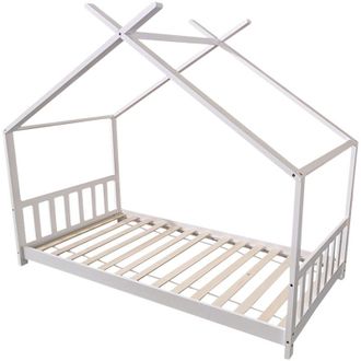 Happy Garden Cama Caba&ntilde;a Para Ni&ntilde;os 190x90cm Blanco Gaspard