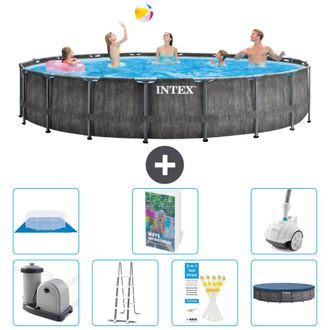 Intex Piscina Prism Frame Redonda - 549x122 Cm - 8-piezas S616