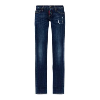 Dsquared2 Straight Jeans, female, Blue, Size: 4XS Venus Jeans