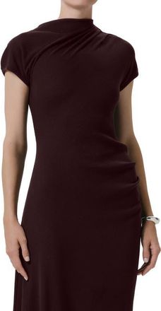 Citizens Of Humanity Kira Sculptural Dress in Chocolate Md/dk Brown at Nordstrom, Size X-Large