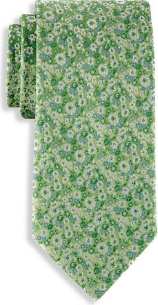 Michael Kors Big & Tall Avignon Floral Tie in Green at Nordstrom, Size X-Large
