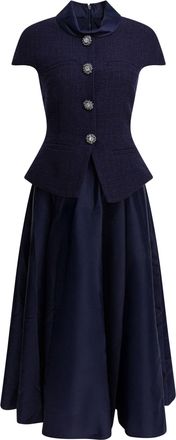 Self Portrait Taft-Boucl&eacute;-Midikleid