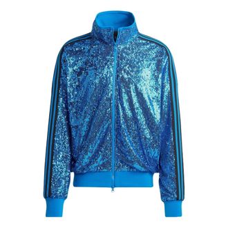 adidas originals Sequin Track Jacket Blue IA2463