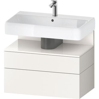 Duravit Duravit - Qatego Mueble Bajo Lavabo, 1 Extra&iacute;ble Y 1 Caj&oacute;n