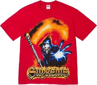 SUPREME SS26 Grim Reaper T-Shirt Red SUP-SS26-159-RED