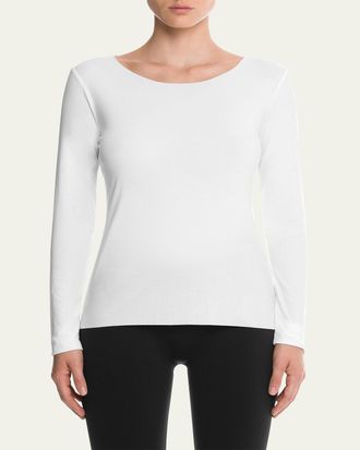 Wolford Aurora Pure Long-Sleeve Active Top