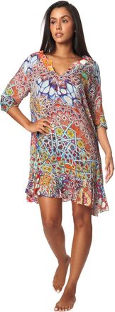 La Moda Clothing Meri Short Sleeve Dress