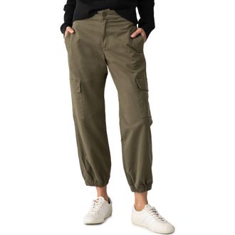 Sanctuary Take Over Stretch Cotton Cargo Joggers in Kalamata at Nordstrom Rack, Size 27