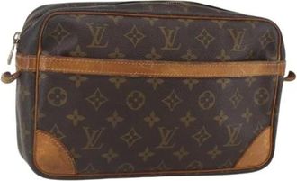 Louis Vuitton Pre-owned Clutches, female, Brown, Size: ONE SIZE Pre-owned Clutch