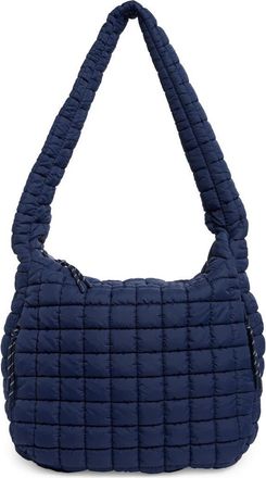 Urban Expression Square Quilt Nylon Hobo Bag in Navy at Nordstrom Rack