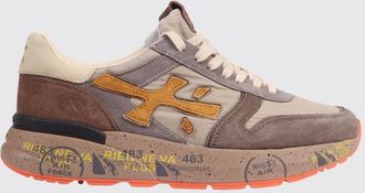 Premiata Mick Suede and Nylon Sneakers with a Serrated Sole