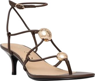 Guess Aysee Sandalen - Dames - Sandalen met hakken - Bruin - 41 EU - Schoenen
