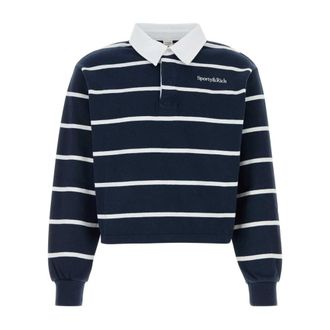Sporty & Rich Polo Shirts, male, Blue, Size: XS Polo