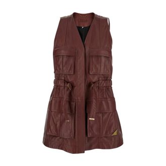 Chloé Dames, Jassen, Rood, Maat: S Leer