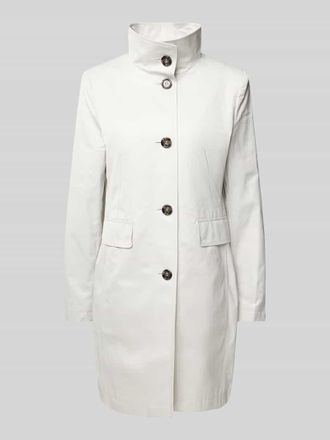Gil Bret Trenchcoat mit Stehkragen in Ecru, Gr&ouml;&szlig;e 36