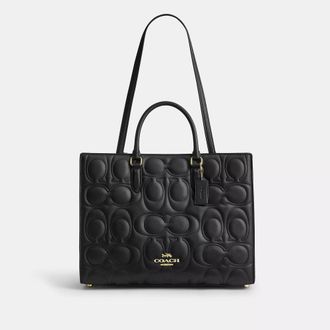 Coach Maggie Tote Bag In Signature Leather
