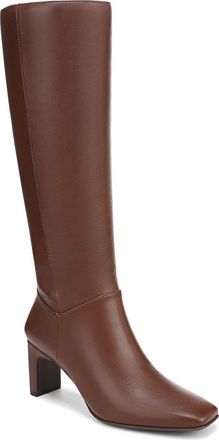 Naturalizer Nona Square Toe Boot in Cappuccino Brown at Nordstrom Rack, Size 6.5 Regular Calf