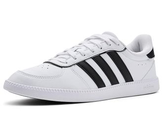 adidas Breaknet Womens Lace up casual Shoes White/Black/Gold Metallic : 5.5 B - Medium, Rubber