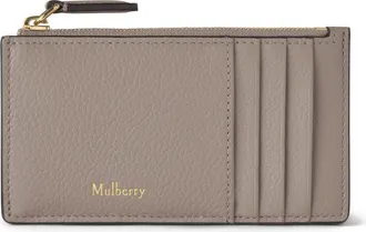 Mulberry Continental Zipped Long Card Holder in Cashmere Taupe at Nordstrom