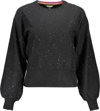 Desigual Dames, Truien, Zwart, Maat: XS Poliester