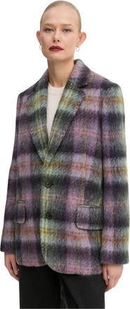 Paul Smith Plaid-check Blazer - Dames - Blazers - Veelkleurig - XS - Wol - Jassen