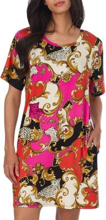 Room Service PJs Short Sleeve Nightshirt in Multi at Nordstrom, Size X-Small
