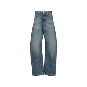 The Attico Loose-fit Jeans - female - The Attico - Loose Fit Jeans - Blue - W28 - Jeans