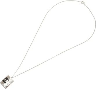 Chanel 2005 Cambon Ligne necklace - Zilver