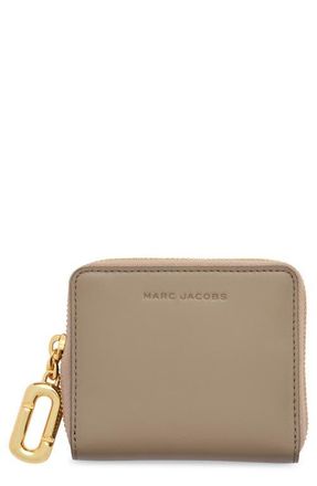 Marc Jacobs The Slim Compact Wallet in Light Slate at Nordstrom