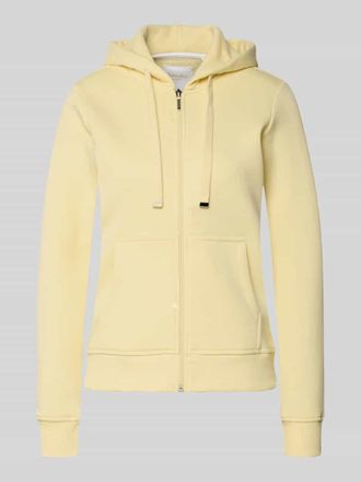 Christian Berg Sweatjacke mit Reißverschluss in Hellgelb, Größe XXL
