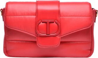 Twin-Set Red Compact Nylon Shoulder Bag