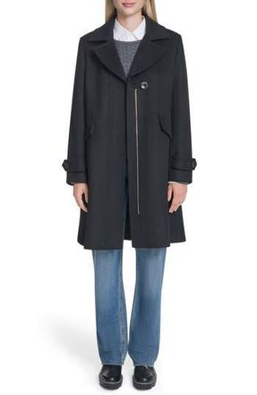 Cole Haan Wool Blend Coat in Black at Nordstrom Rack, Size 2